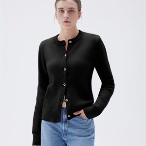 SUUKSESS Cashmere Button Up Sweater NWT